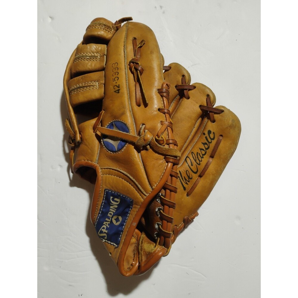 Spalding 42-5333 The Classic Softball Glove Top Grain Leather Right Hand